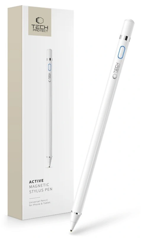 Techprotect Active Stylus pen universalus rašiklis, balta, 2 nuotrauka